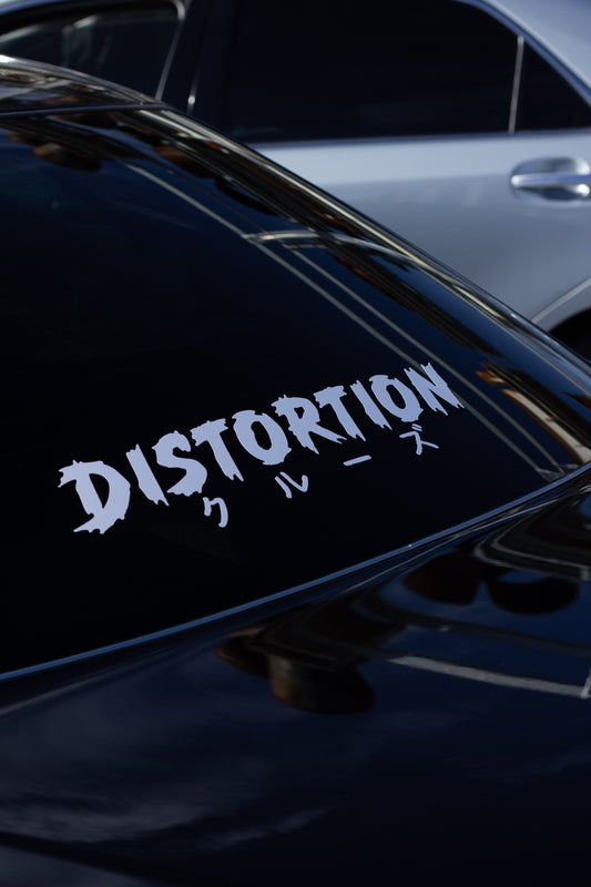 60cm Distortion Cruises Logo Sticker